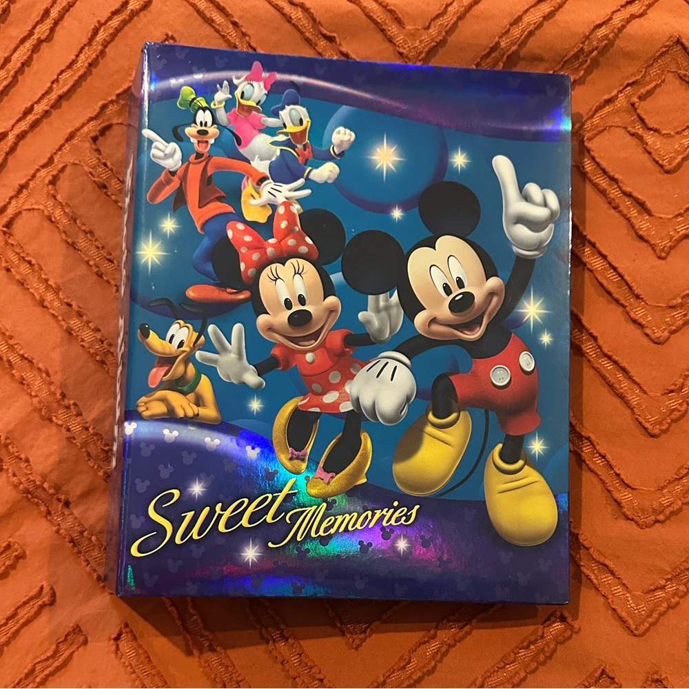 Disney Blue Sweet Memories Photo Album with Mickey and Friends